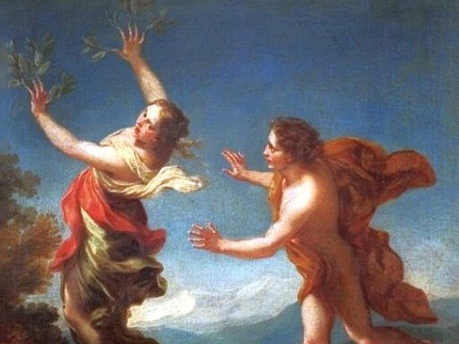Benedetto Luti, Apollo e Dafne, particolare