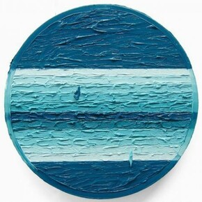 Russell Tyler, Satellite, 2013, oil on canvas, 12" diameter