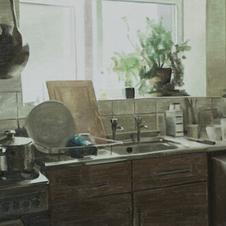 Mike Silva, Kitchen (Sink), 2025. Courtesy of Anton Kern Gallery