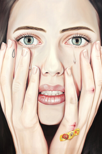 Crajes, Are You Insane, Oil on canvas-90x70cm
