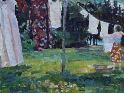 Brian Keith Stephens, "Don't forget to buy bread," Oil on canvas, 20"x 26" (50.8 x 66cm)