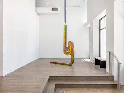 Lucas Simões, Luscofusco, 2023, installation view. Courtesy of the artist and Patron Gallery, Chicago