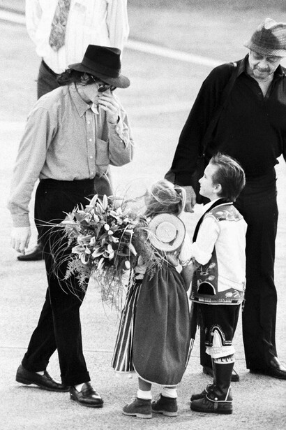 Michael Jackson llega a Tenerife para el histórico concierto que paralizó la isla (Fotografía de Nancho González Oramas)