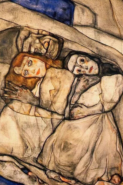 Egon Schiele, Conversión (detalle), 1912