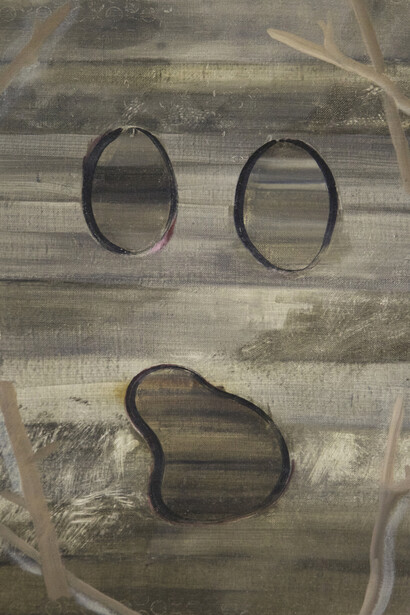 Inside _ Outside, Benjamin Brett, 2013, Oil on Linen, 35 cm x 30 cm