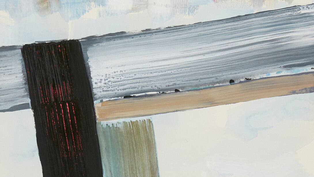 After The Rain Storm, 2006, acrylic on paper, 53 x 73 cm © Johnnie Cooper, Courtesy of the artist