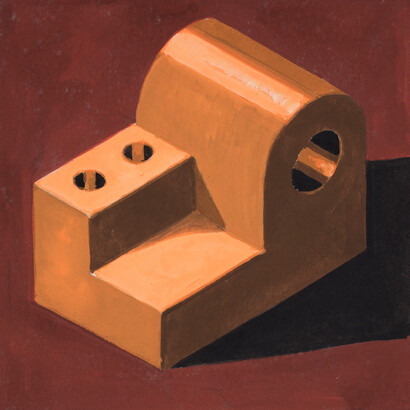 Robert Cottingham, Study for component, 2006. Courtesy of Galerie Vallois