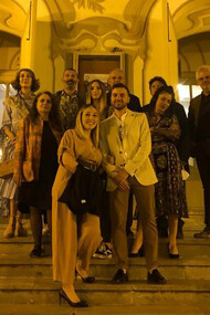 Tunisi, in procinto di entrare al Théâtre municipal de Tunis, l’edificio più rappresentativo dello stile Art Noveau in Africa, per "Notti prima del Fortissimo festival" 