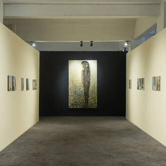 Ibrahima Kévé Mbaye, Découverte #1: at the hour of Dakar, exhibition view. Courtesy of Selebe Yoon Gallery