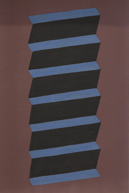Ben Berlow, Untitled, 2013, Gouache on paper, 7 3/8 x 4 3/4 inches, 18.7 x 12.1 cm, 9 1/4 x 6 5/8 x 3/4 inches (framed), 23.5 x 16.8 x 1.9 cm © 2014 Ben Berlow