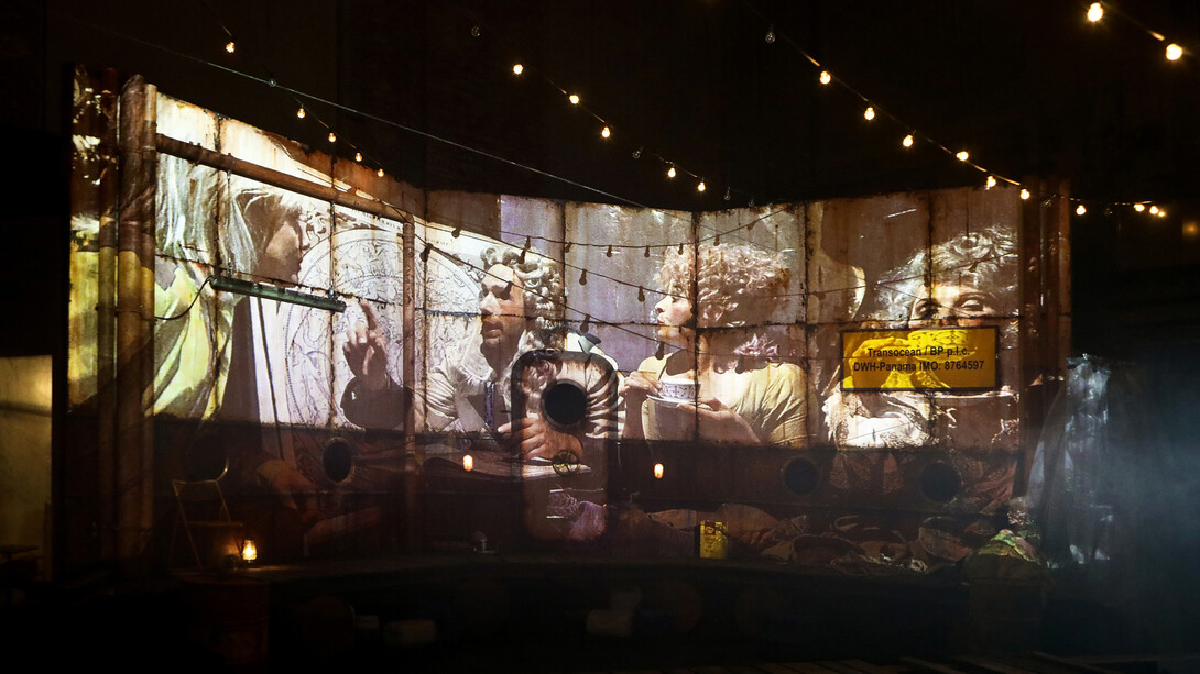 Der schiffbruch der fregatte Medusa. Mit freundlicher genehmigung des Residenztheater