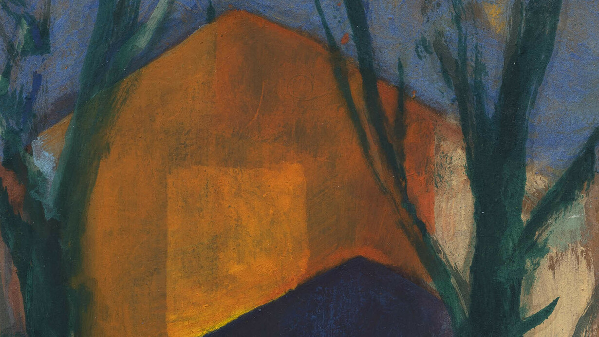 Christine Safa, Maison jaune (détail), 2025. Avec l'aimable autorisation de la Galerie Lelong