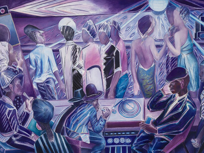 Denzil Forrester, Duppy Deh (detalle), 2018. Cortesía de MCA Chicago