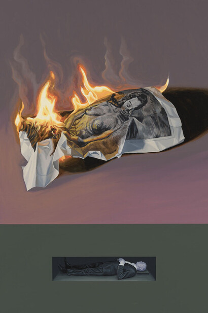 Kaido Ole, Allegory VIII (detail). Courtesy of Temnikova & Kasela Gallery