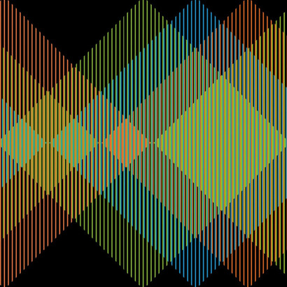 Carlos Cruz-Diez. Courtesy of Meyerovich Gallery