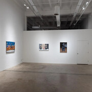 Cole Case, And it keeps coming 'til the day it stops, exhibition view. Courtesy of Track 16 Gallery