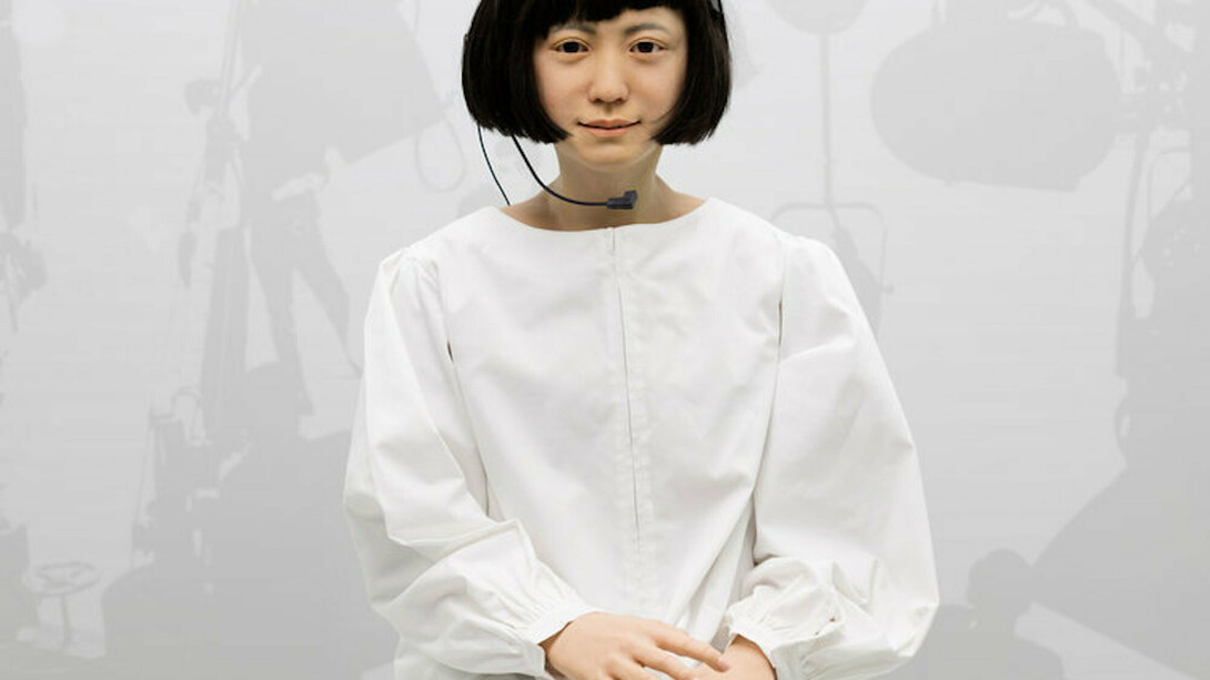 Kodomoroid communication android by Osaka University and ATR Laboratories, Japan, c. 2014. Courtesy of Science Museum 