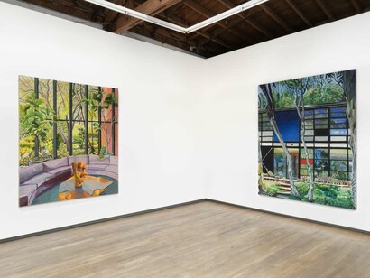JJ Manford, Jacaranda june, exhibition view. Courtesy of Nazarian / Curcio Gallery