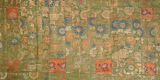 Unknown artist, Japanese, Japan, Buddhist Priest’s Mantle (Kesa), 1786-1838, Silk and gilt paper, Length: 163.2 cm (64 1/4 inches)Bequest of Miss Lucy T. Aldrich 55.406