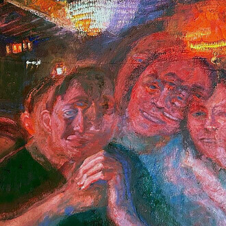 Ryan Schroeder, Ghost overlays, 2024. Courtesy of Space776 Gallery