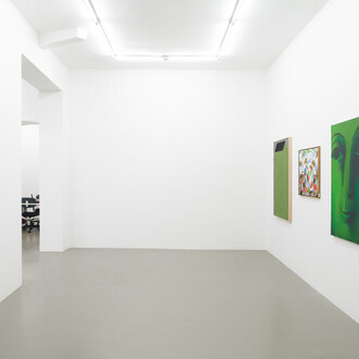 Horst Antes, Ich bin das haus, exhibition view. Courtesy of Meyer Riegger Gallery