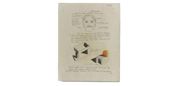 Ettore Sottsass. Courtesy of MET