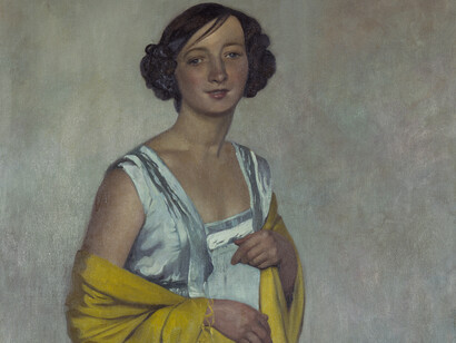 Felix Vallotton - Signora con scialle giallo
