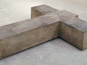 Antony Gormley,
FLESH, 1990.

Concrete. 36 x 198 x 174 cm. Photograph by David Ward, London © the artist.