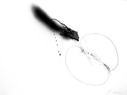 E.Scanavino. Senza titolo, 1978, acrilico e matita grassa su carta, 67,5x90 cm