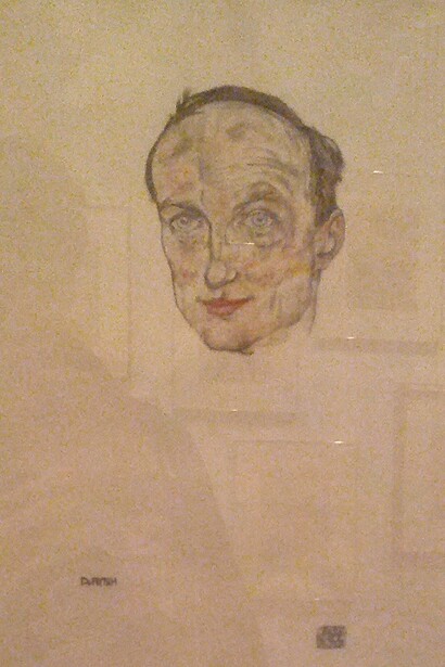 Egon Schiele, Head of Dr. Fritsch, 1917