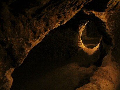 Capadocia, Turquía. Ciudad subterránea de Dirinkuyu, Capadocia. Foto: Sabrina Guitart