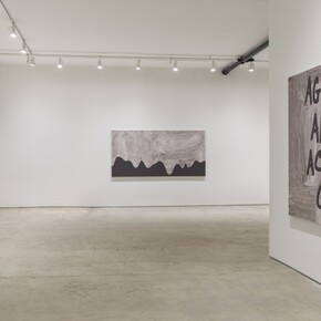 Carl Ostendarp, Exhibition view. Courtesy of Elizabeth Dee