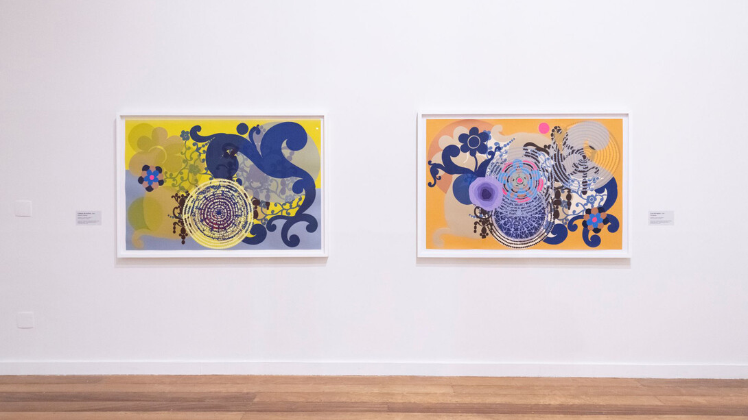 Beatriz Milhazes: incisioni dalla collezione della Pinacoteca di São Paulo, vista della mostra. Cortesia della Pinacoteca