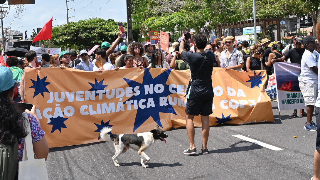 Youth at Marcha Unificada at COP30, Belem, Brazil - at forefront of climate justice movements @ Ashish Kothari