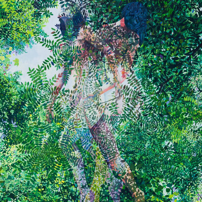 Marty Schnapf, Canopy, 2024. Courtesy of Diane Rosenstein Gallery