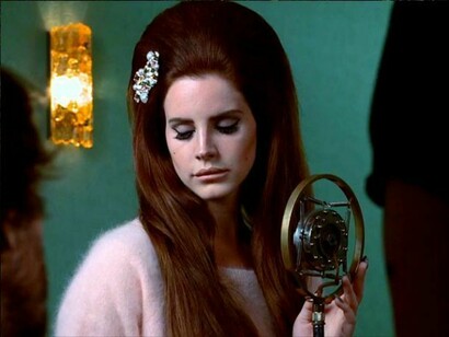The singer Lana del Rey