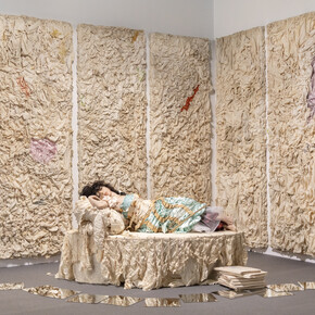 Colette Lumiere at Art Basel, Recently Discovered Ruins of a Dream, installation view. Courtesy of Company Gallery