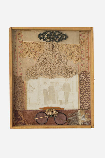 Betye Saar (b.1926), Grandma's House, 1972, mixed media assemblage. Courtesy of Michael Rosenfeld Gallery LLC, New York, NY.