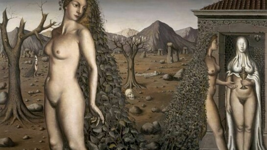 L'Appel de la Nuit [The Call of the Night], 1938, Paul Delvaux, Oil on canvas 110.00 x 145.00 cm, © National Galleries of Scotland