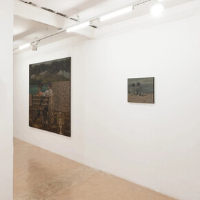 Miguel Afa, Um céu para caber (A sky to fit), exhibition view. Courtesy of A Gentil Carioca