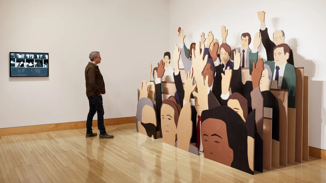 Kota Ezawa, exhibition view. Courtesy of Fraenkel Gallery