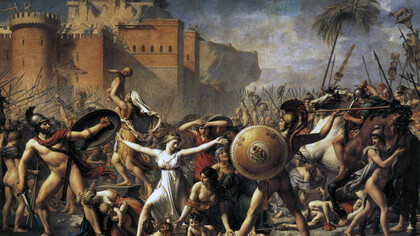 «El rapto de las sabinas» (1799), Jacques-Louis David