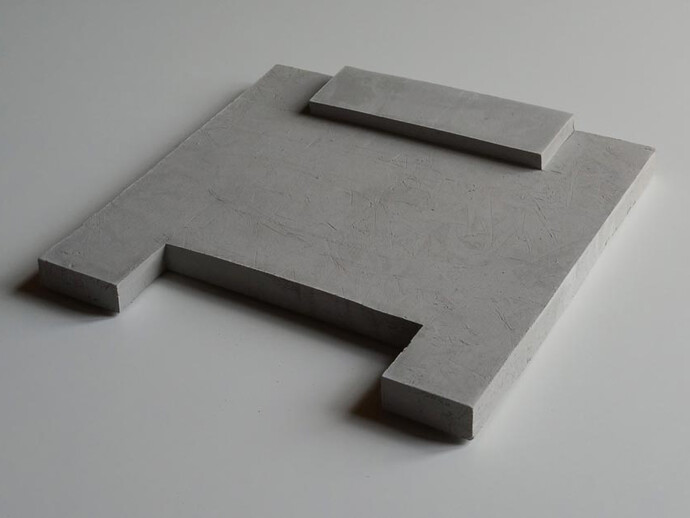 Sightings: Anna-Bella Papp, Anna-Bella Papp, Untitled, 2014, Clay, 11 x 10 1/4 x 1 in. (28 x 26 x 2.6). Courtesy of the artist and Stuart Shave / Modern Art, London