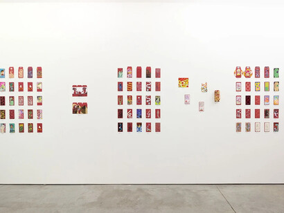 Various artists, Red envelope show, exhibition view. Courtesy of Harman Projects