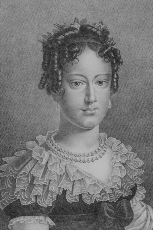 Obra de arte no museu de História e Artes do Estado do Rio de Janeiro, datada do século 19