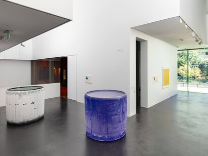 Roni Horn, Water, water on the wall, you’re the fairest of them all, exhibition view. Courtesy of MCA Denver