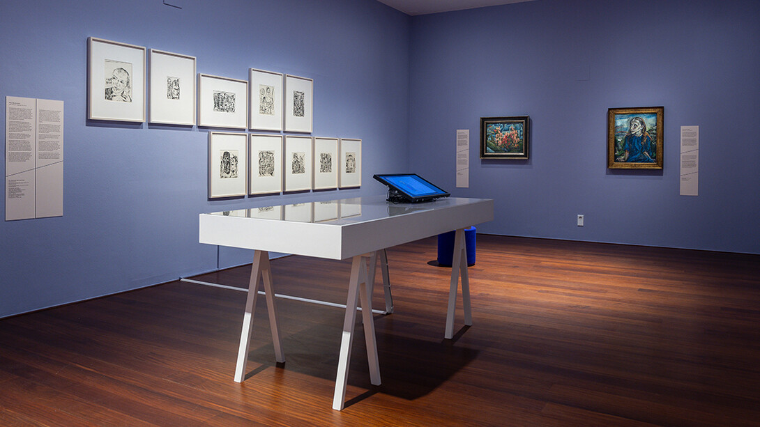 Slice of life. From Beckmann to Jungwirth, exhibition view. Courtesy of Museum der Moderne