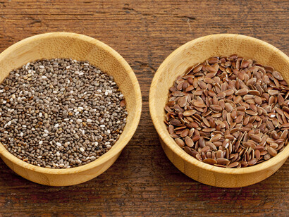 Chia und Leinsamen