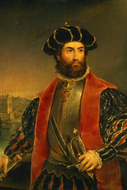 António Manuel da Fonseca, Vasco da Gama, 1838, óleo sobre tela, 1219 x 965 mm, National Maritime Museum, Greenwich, London
