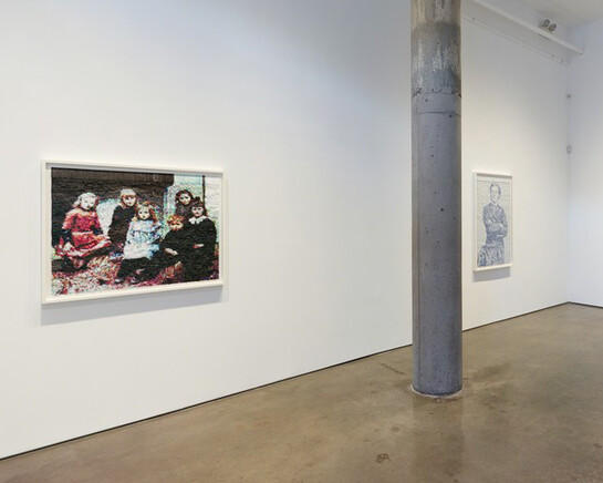 Crossing-over, Exhibition view. Courtesy of Yossi Milo Gallery